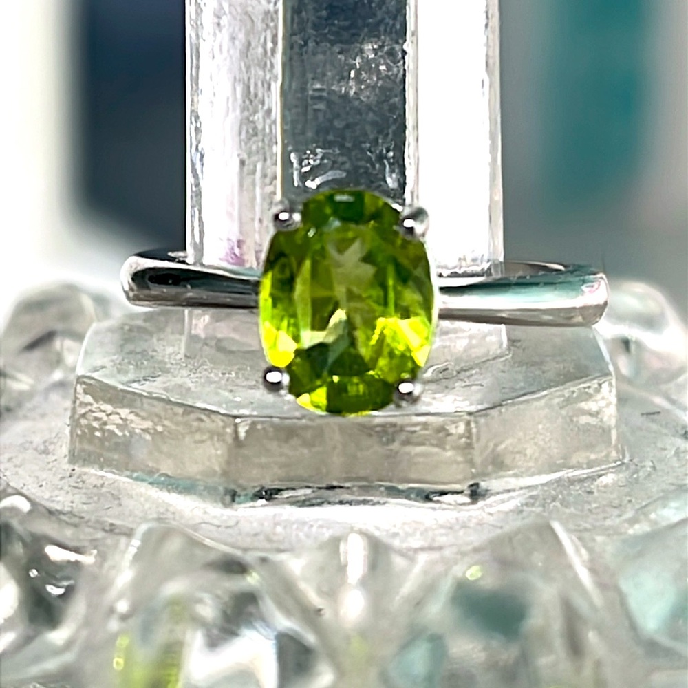 Peridot 14K White Gold Plated